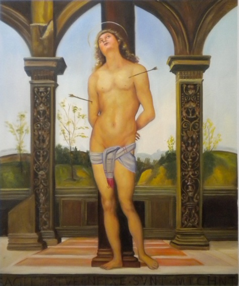 store falso d'autore Martirio di San Sebastiano di Classici